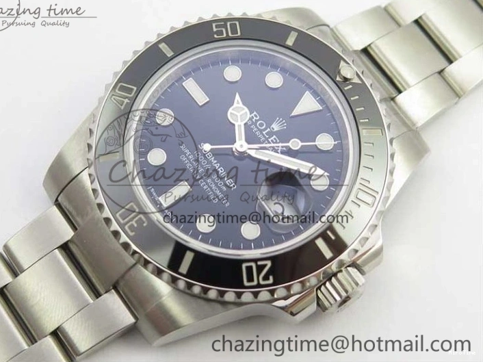 MiroTime 0119 Timeless Submariner 116610 LN Black Ceramic ZZF 904L 1:1 Best Edition on SS Bracelet A 3236